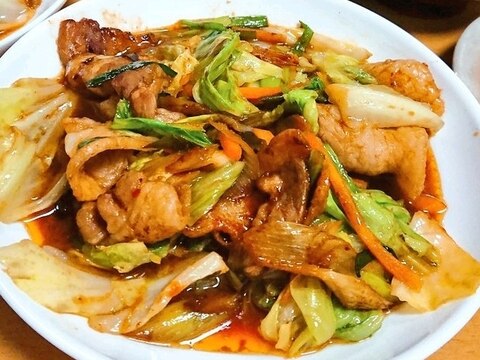 手作りタレで回鍋肉(味噌炒め)